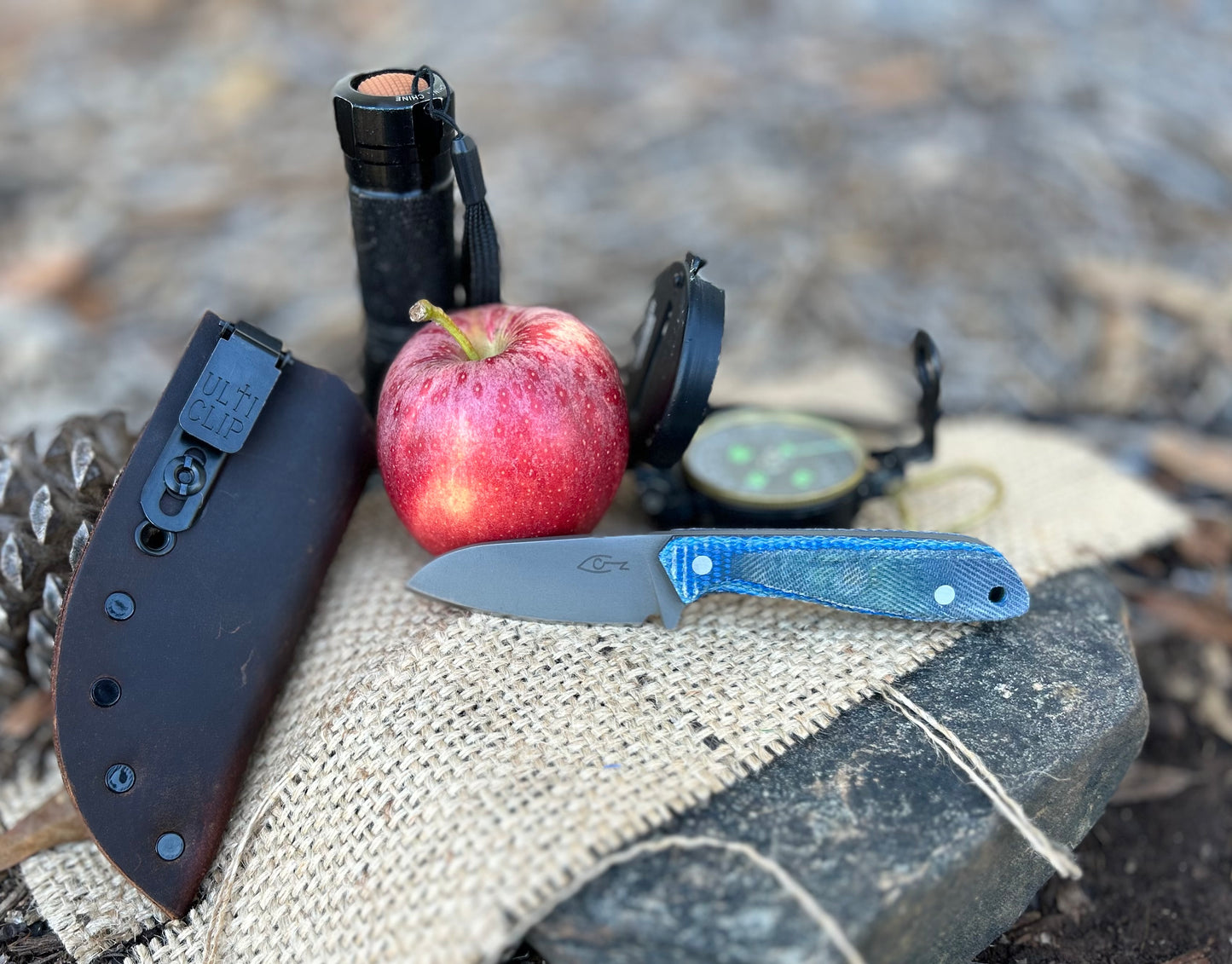 6.2” Carry Series - Pocket Rocket - Blue Denim Firehose