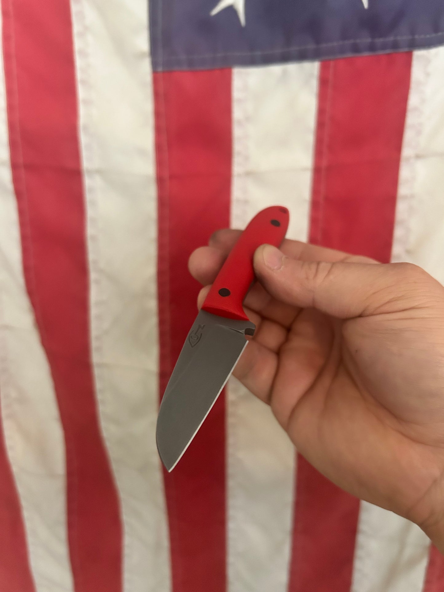Pocket Rocket | Red G10 + Black Pins