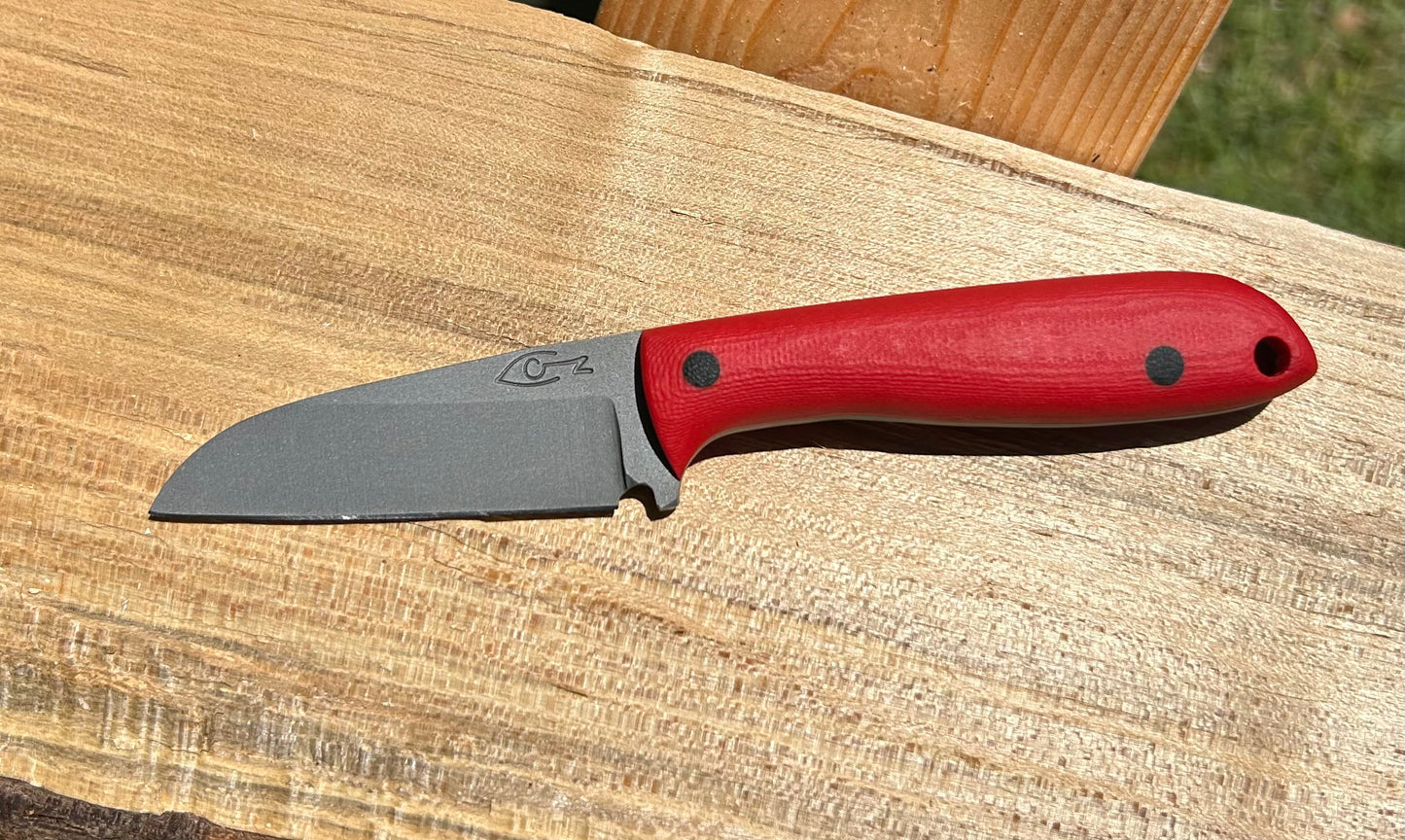 Pocket Rocket | Red G10 + Black Pins
