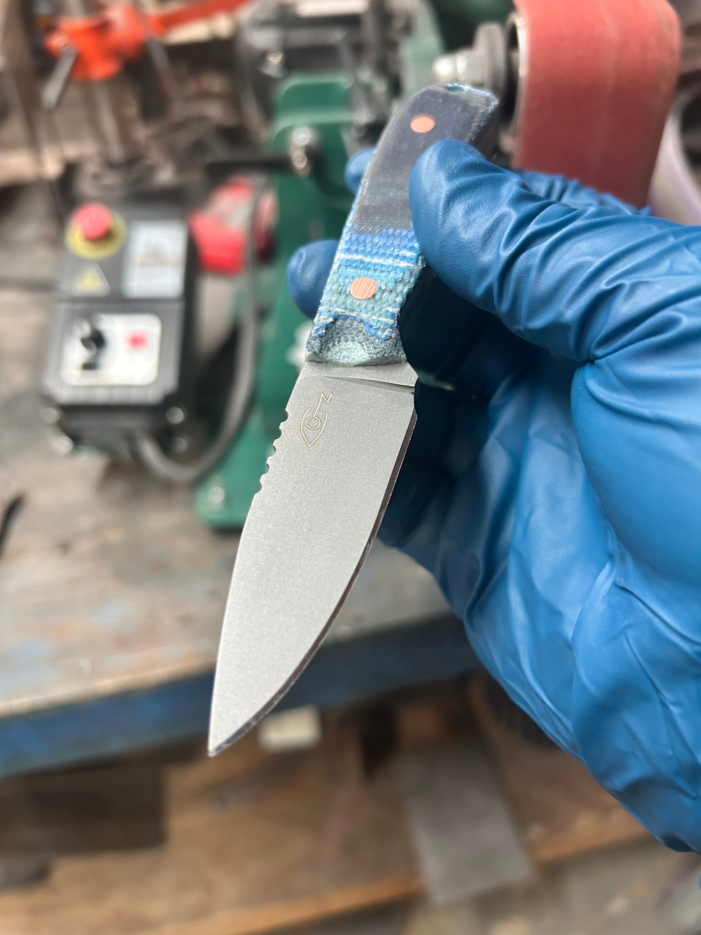Torpedo | Blue Denim Firehose w/Copper Pins