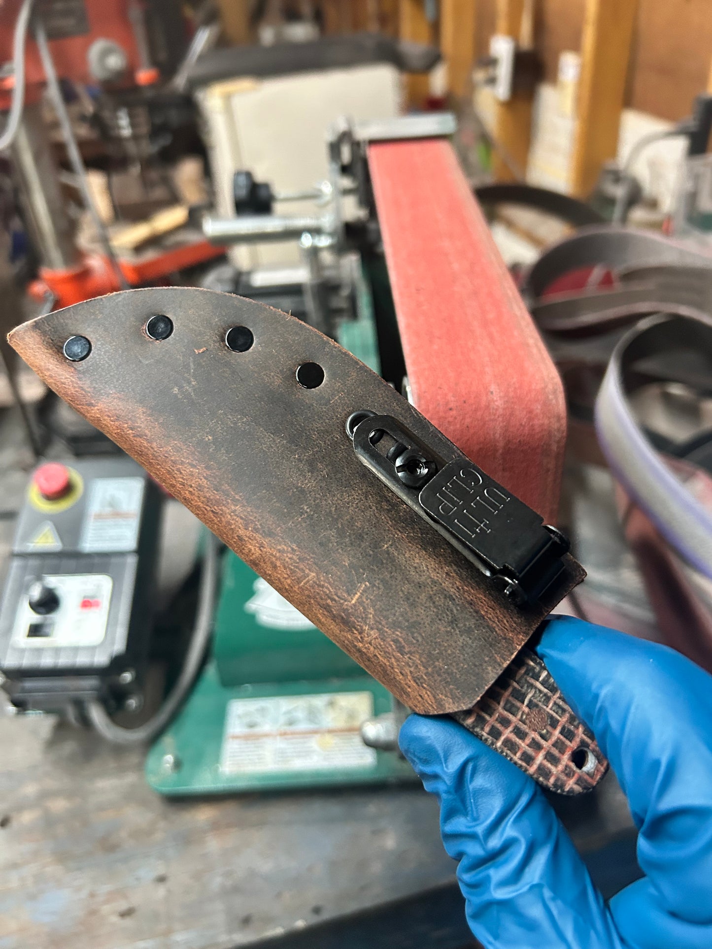 Legacy Puukko | Brown & Orange Micarta w/Brown Pins