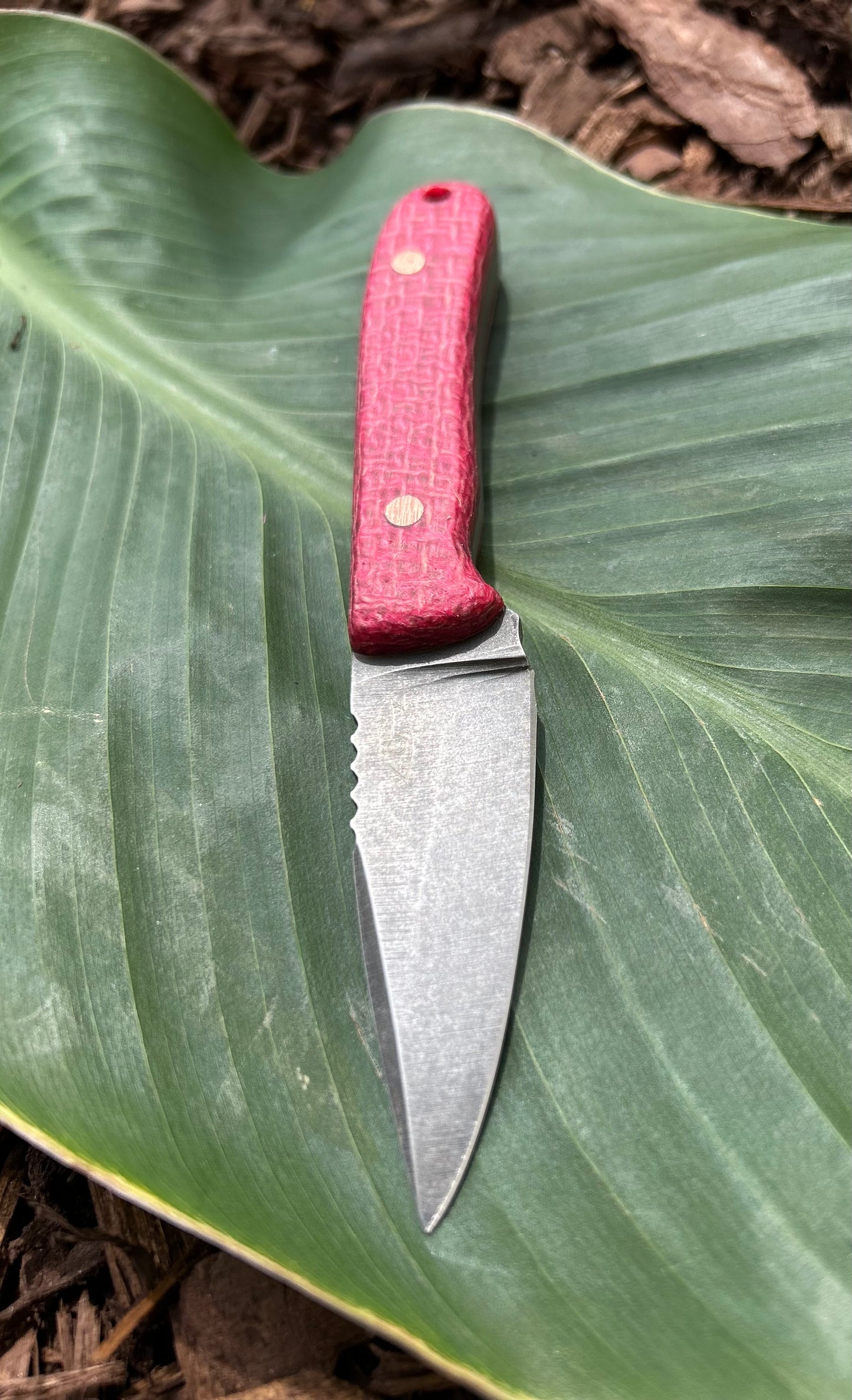 Torpedo | Pink Jute + Copper Pins