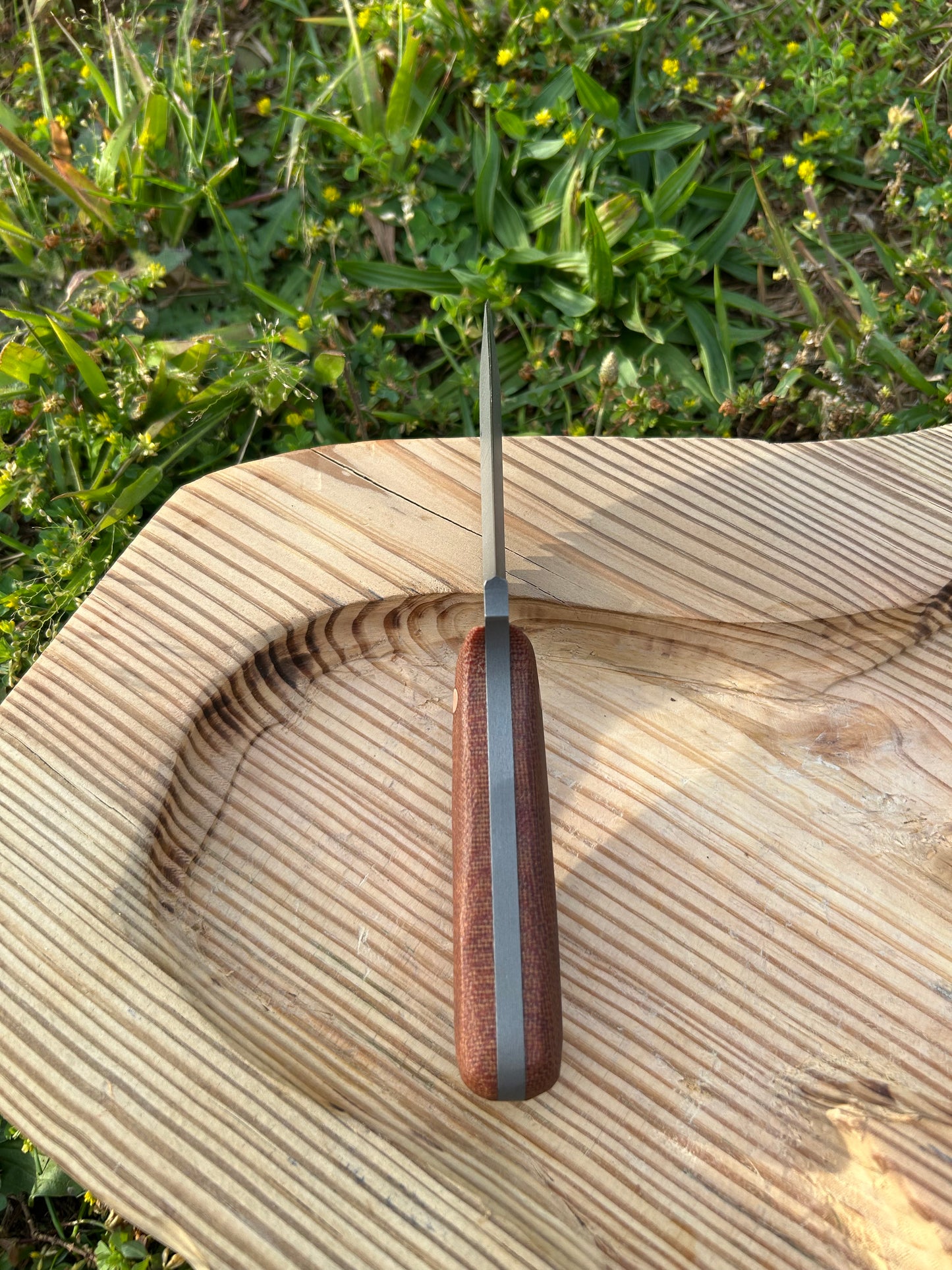 Torpedo | Cross-Cut Micarta + Copper Pins