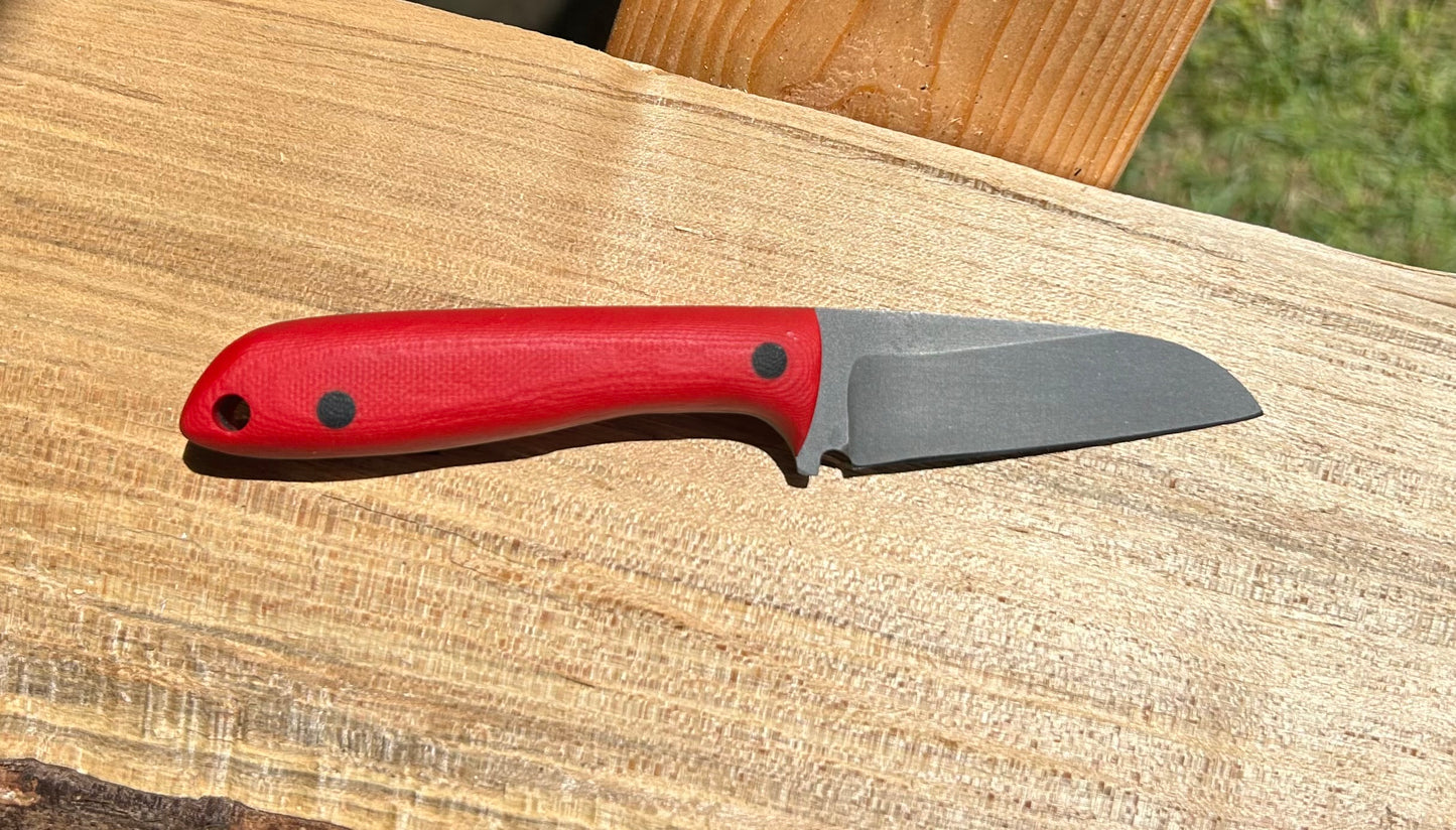 Pocket Rocket | Red G10 + Black Pins