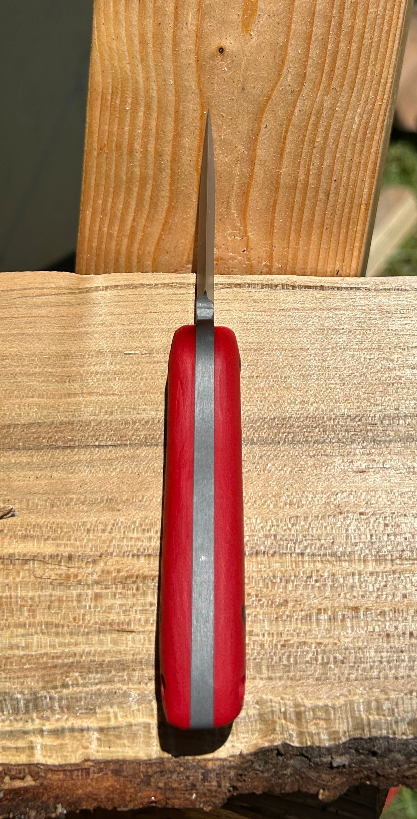 Pocket Rocket | Red G10 + Black Pins