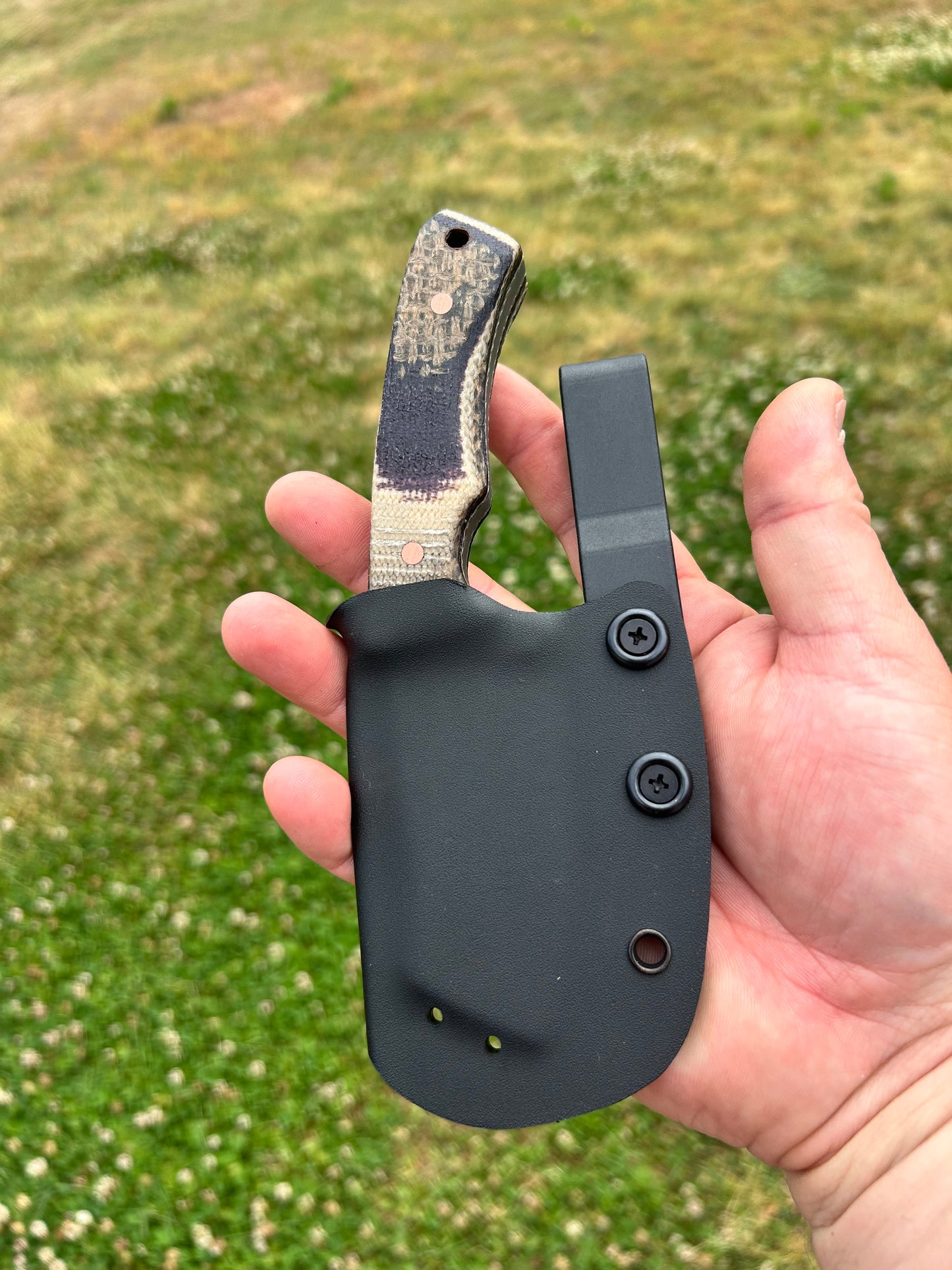 6.2” Carry Series - Crab Cleaver - ☔️ Purple Rain w/Copper Pins