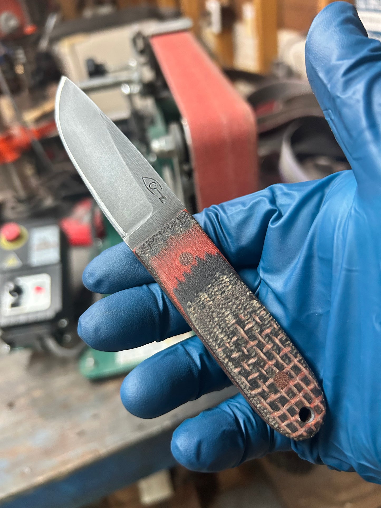 Legacy Puukko | Brown & Orange Micarta w/Brown Pins
