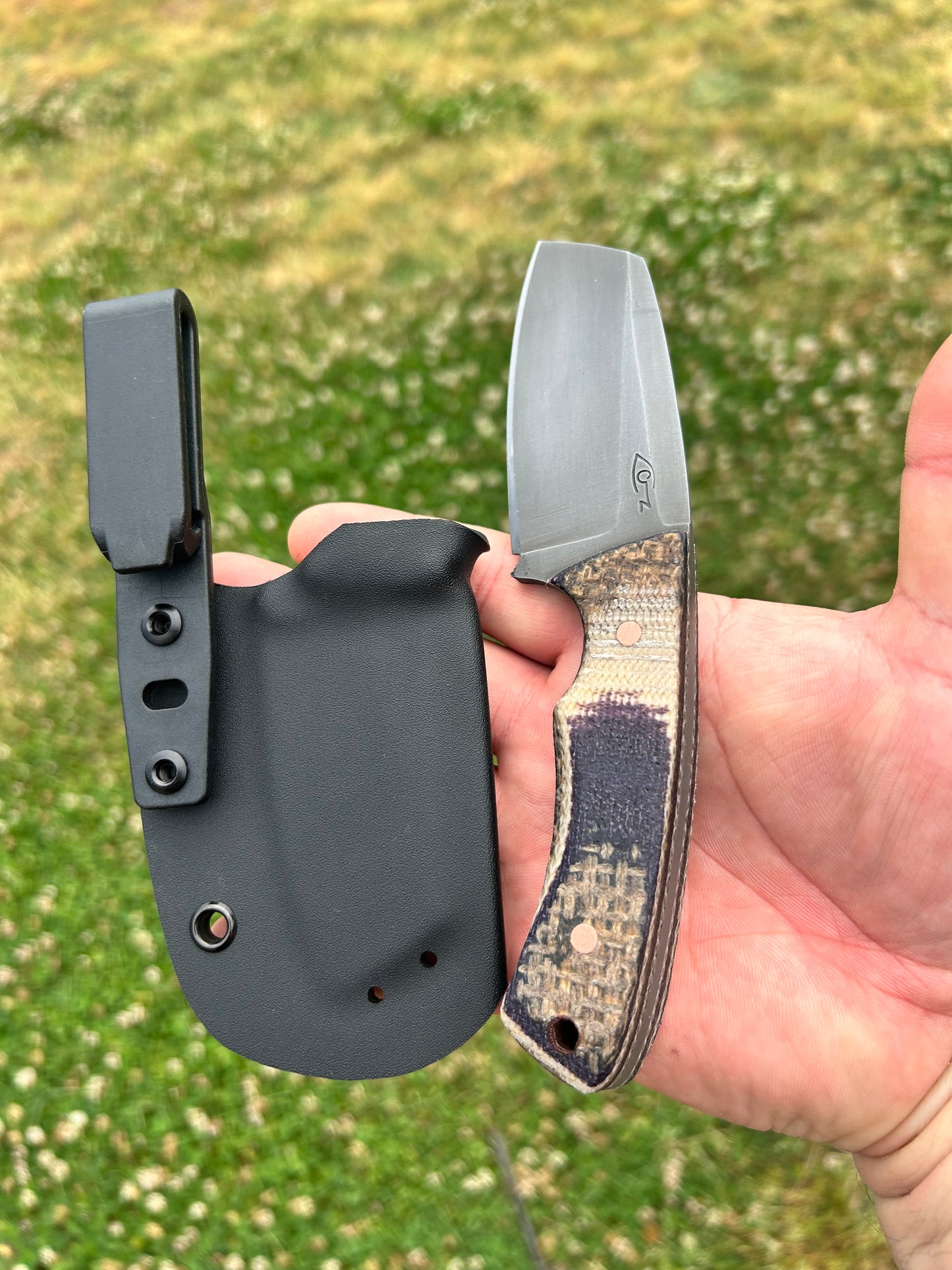 6.2” Carry Series - Crab Cleaver - ☔️ Purple Rain w/Copper Pins