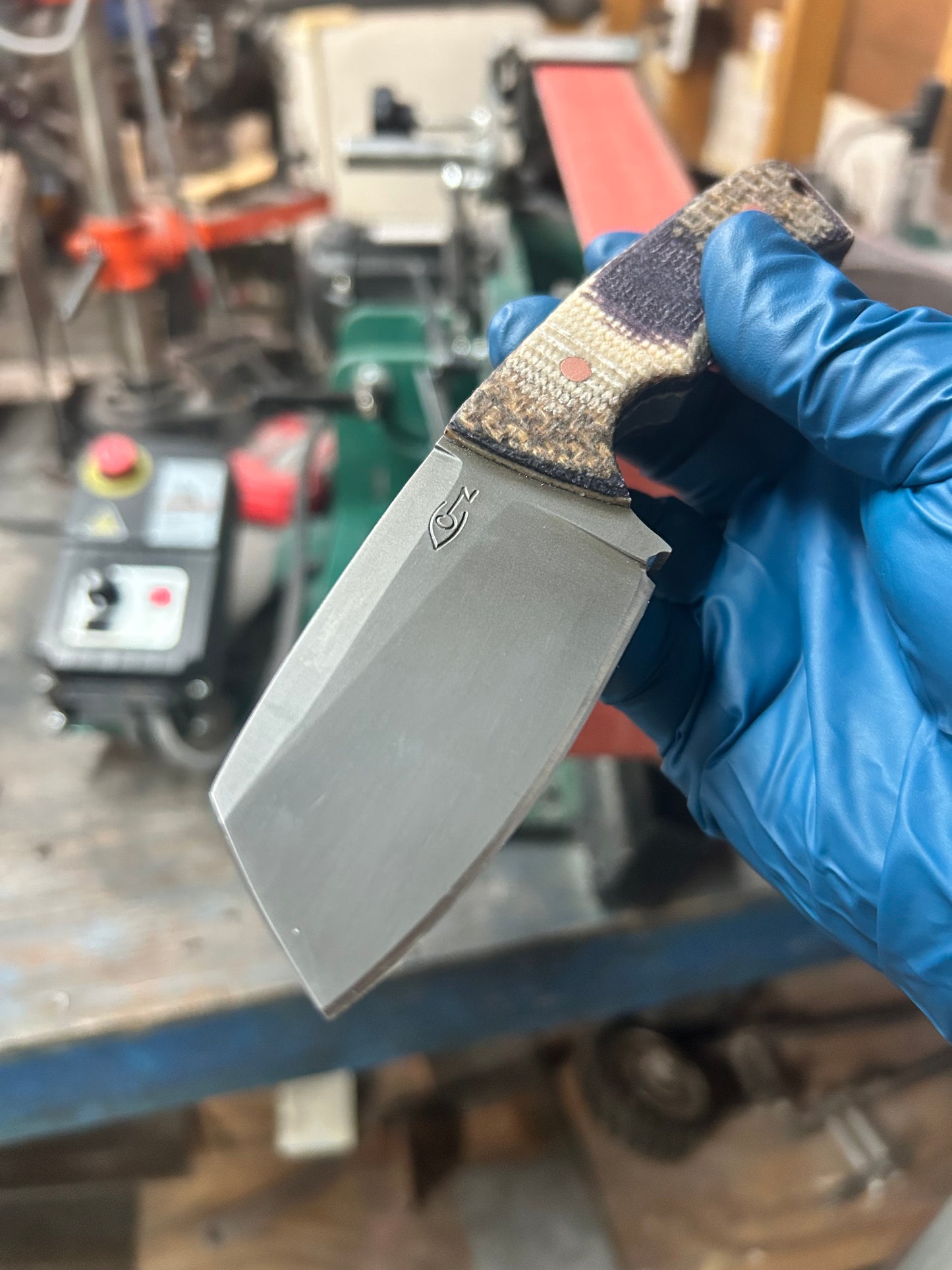 6.2” Carry Series - Crab Cleaver - ☔️ Purple Rain w/Copper Pins