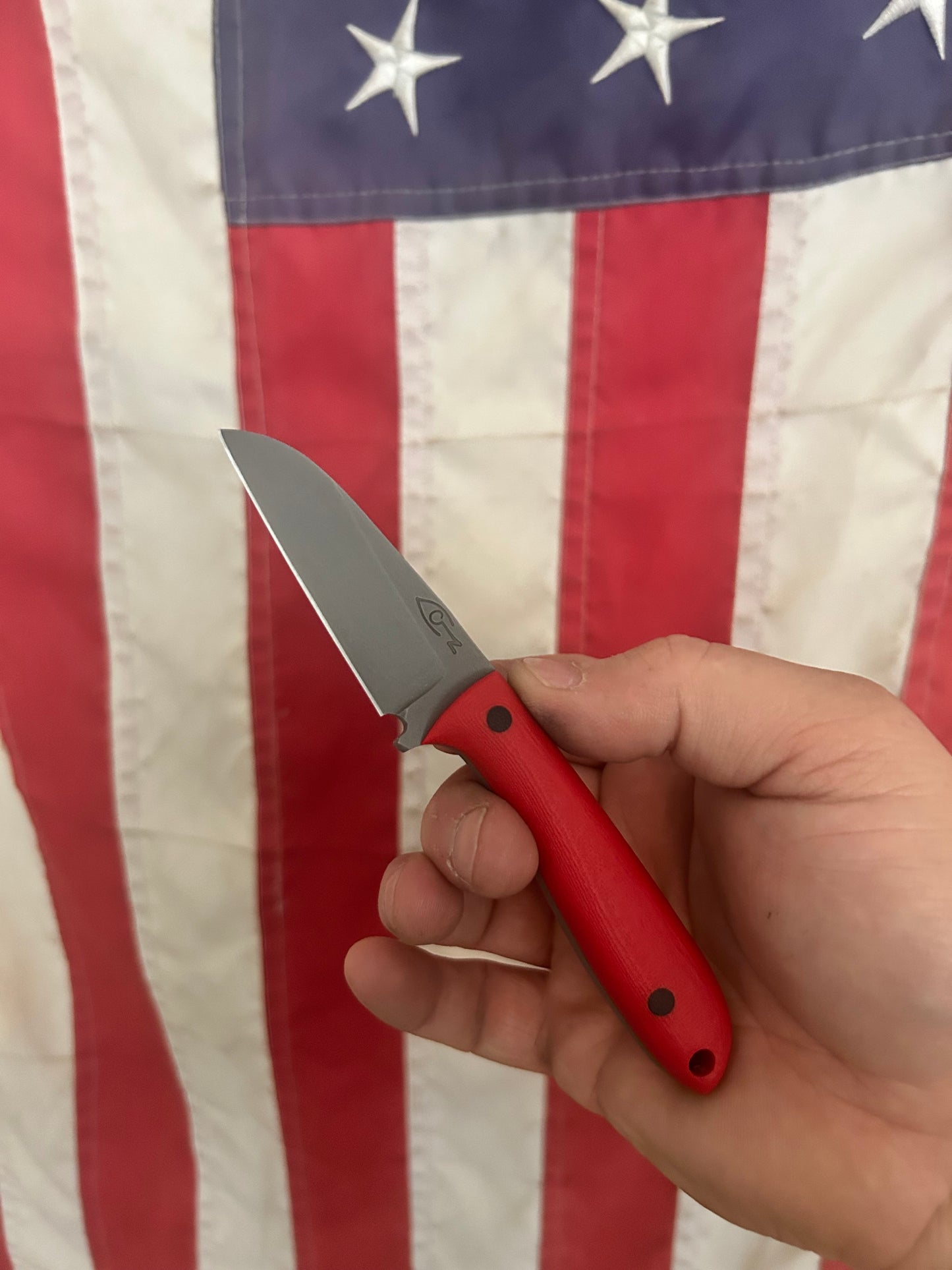 Pocket Rocket | Red G10 + Black Pins