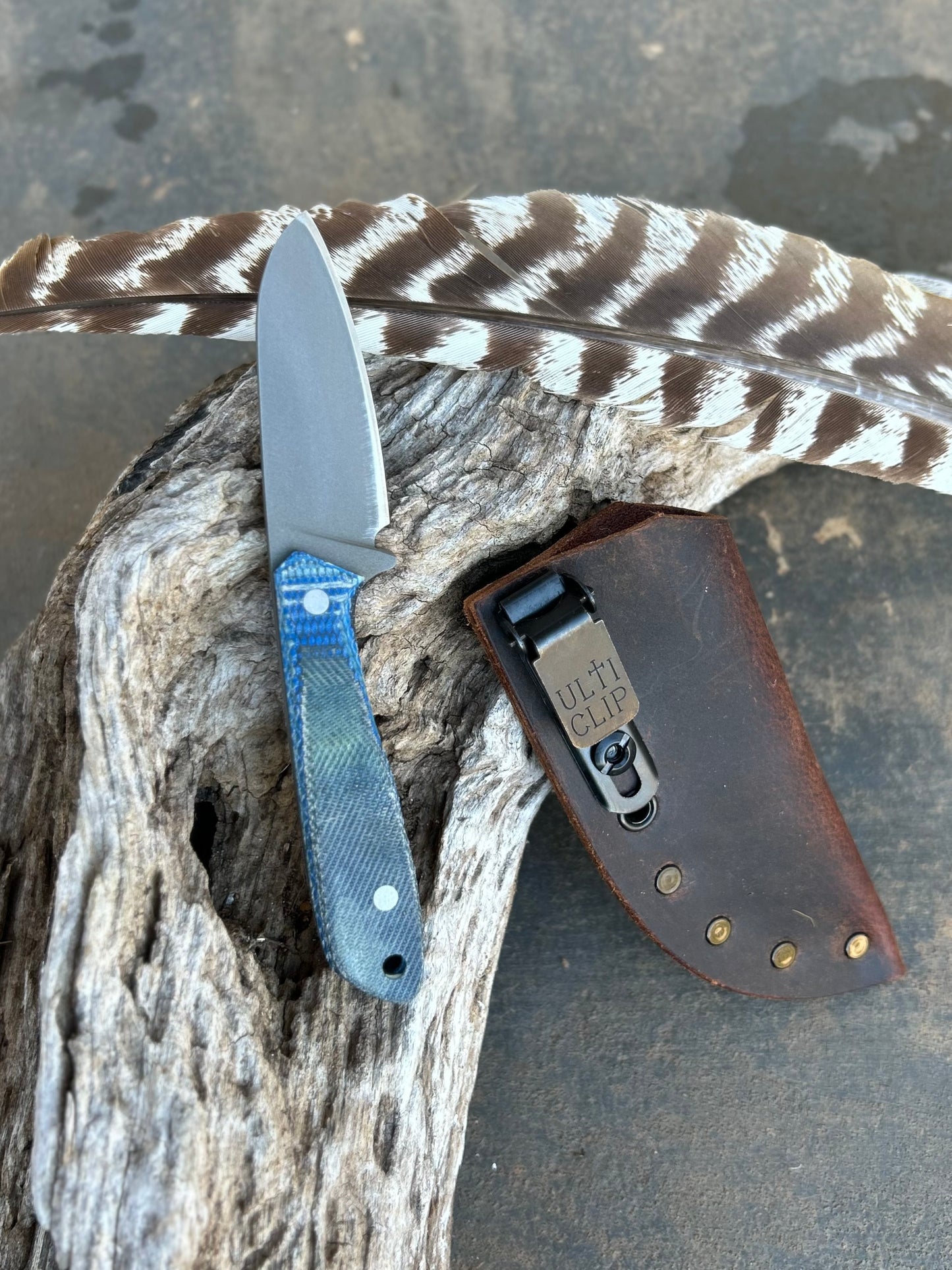 6.2” Carry Series - Pocket Rocket - Blue Denim Firehose