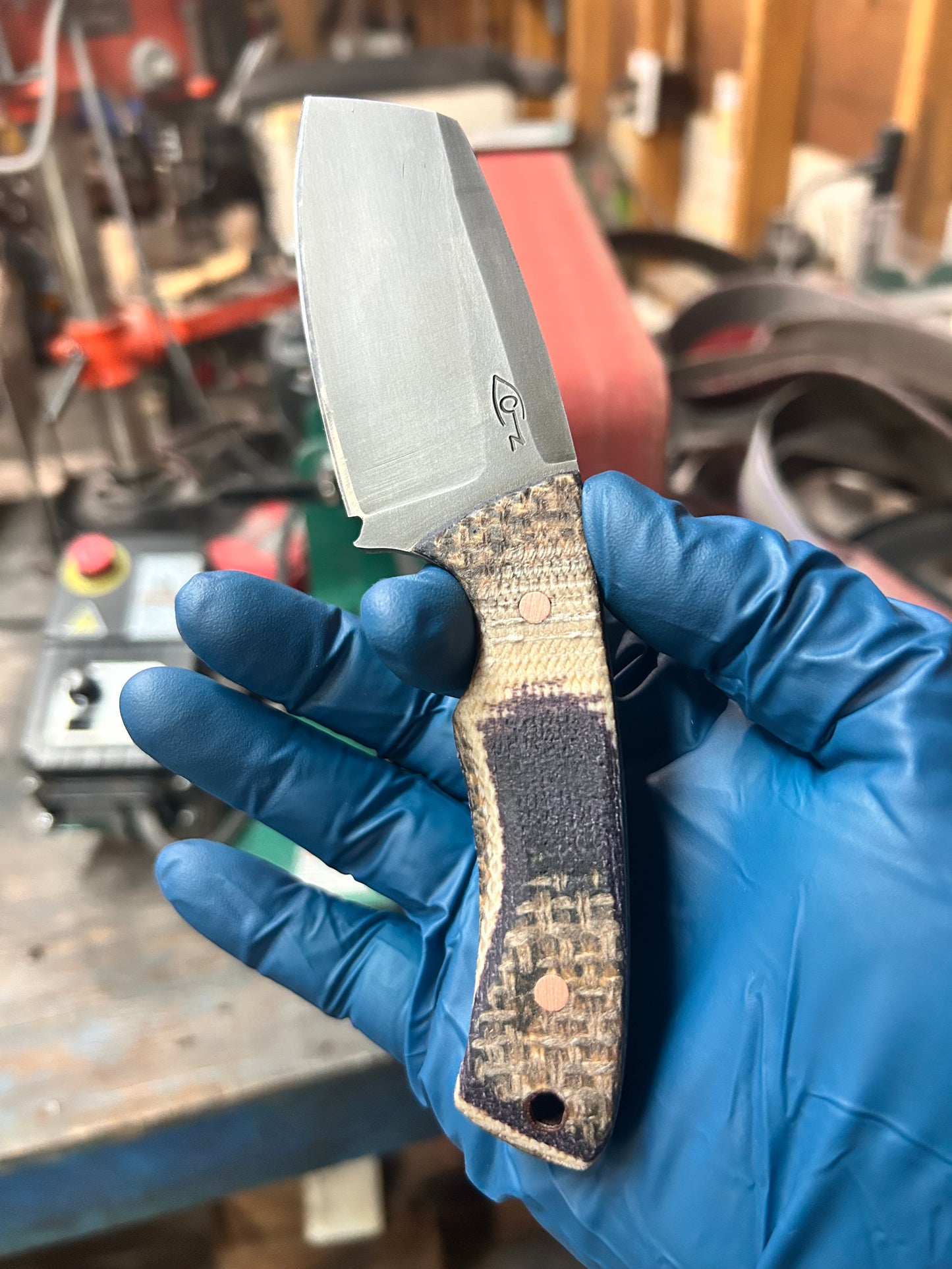 6.2” Carry Series - Crab Cleaver - ☔️ Purple Rain w/Copper Pins