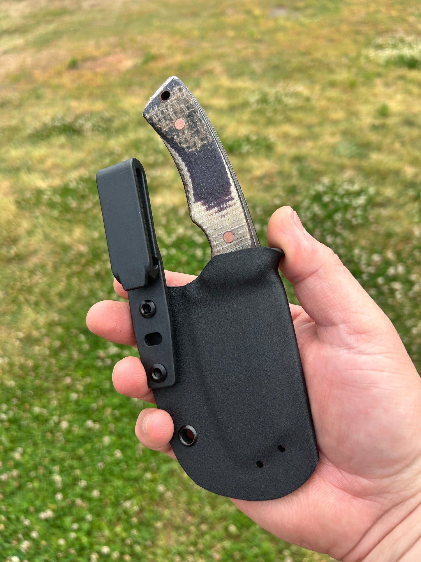 6.2” Carry Series - Crab Cleaver - ☔️ Purple Rain w/Copper Pins