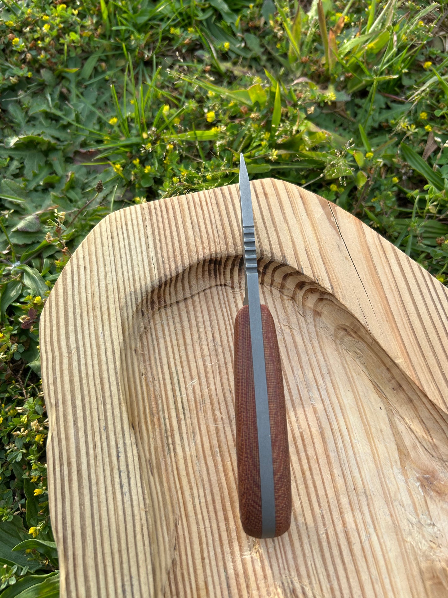 Torpedo | Cross-Cut Micarta + Copper Pins