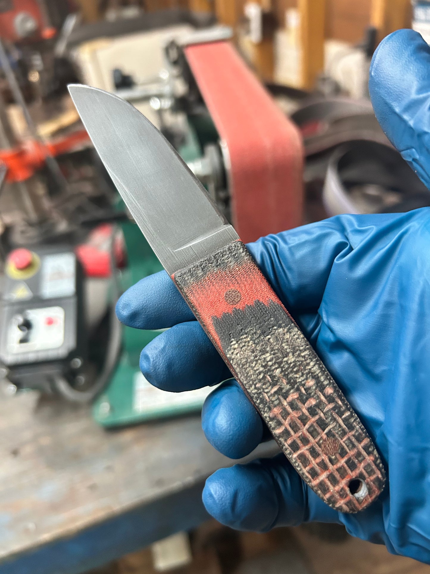 Legacy Puukko | Brown & Orange Micarta w/Brown Pins