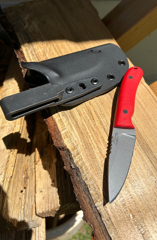 Torpedo | Red G10 + Black Pins