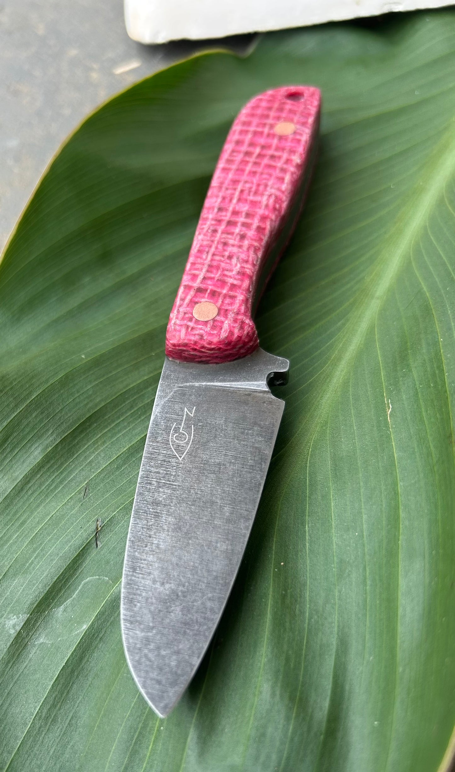 Pocket Rocket | Pink Jute + Copper Pins