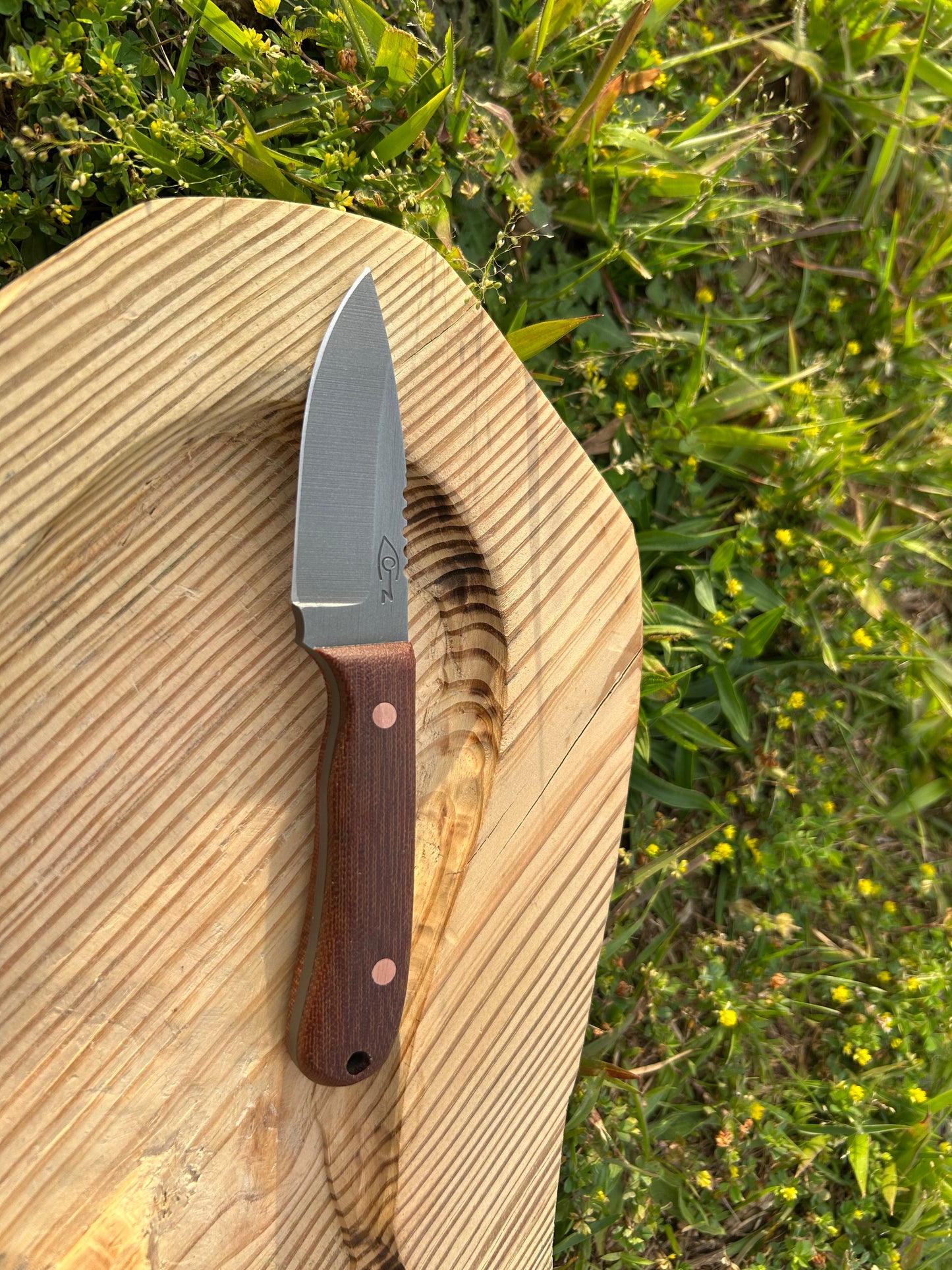 Torpedo | Cross-Cut Micarta + Copper Pins