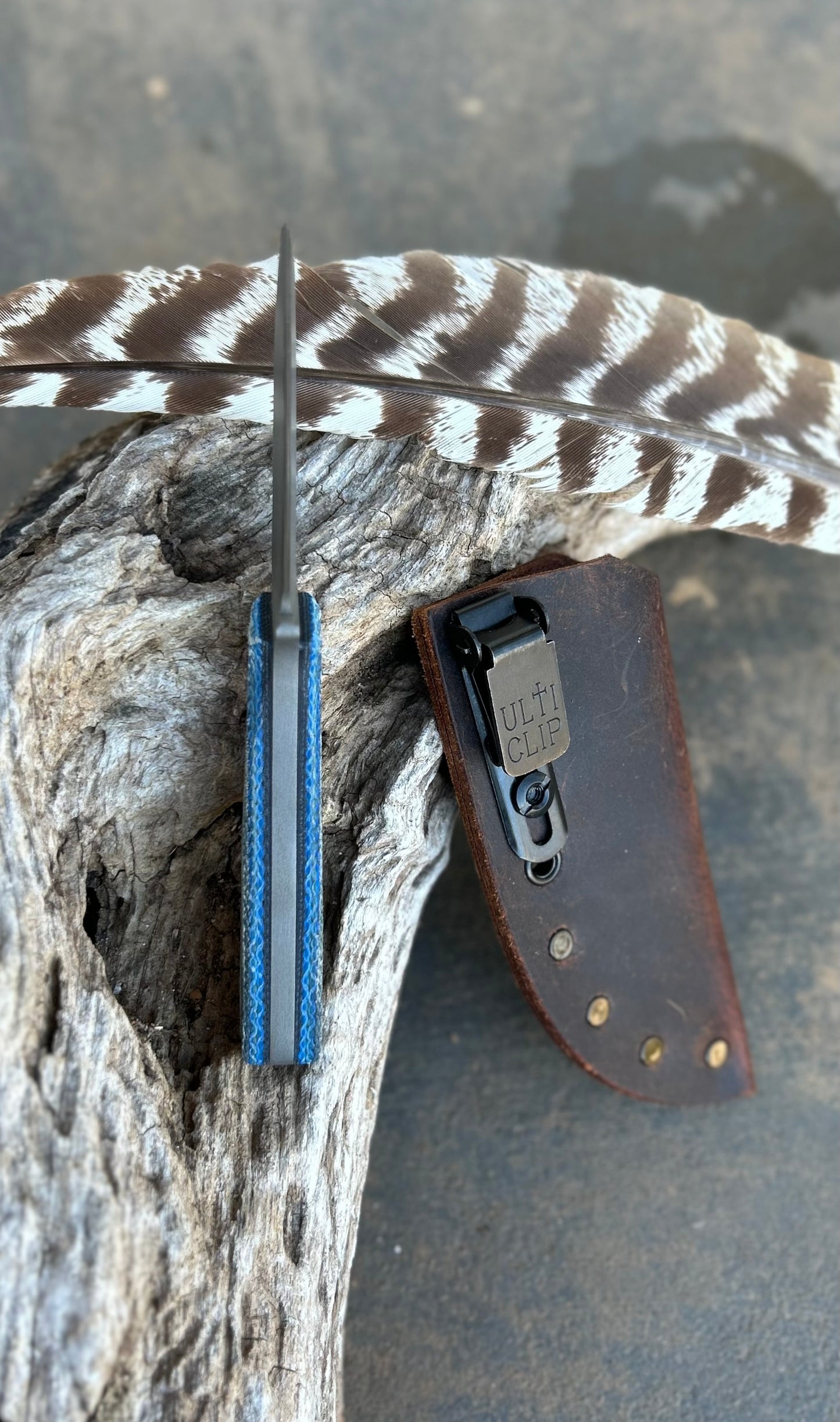 6.2” Carry Series - Pocket Rocket - Blue Denim Firehose