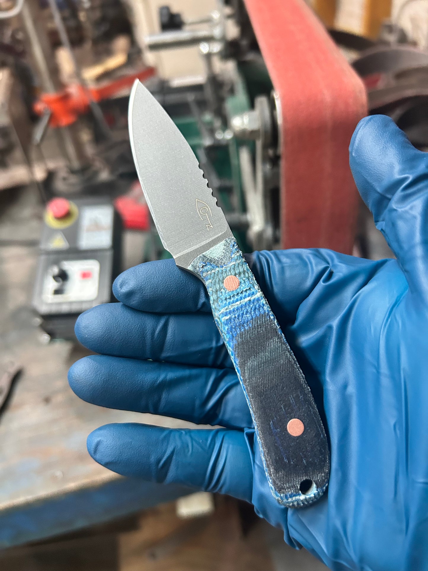 Torpedo | Blue Denim Firehose w/Copper Pins